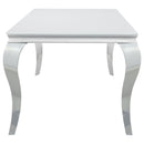 Coaster Furniture Dining Table with Glass Top 115091 IMAGE 4