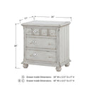 Winners Only Nashville BN2005 26" 3-Drawer Nightstand IMAGE 3
