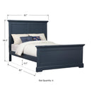 Winners Only Tamarack BTB1001F Panel Full Bed - Blue IMAGE 4