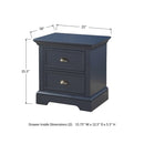Winners Only Tamarack 2-Drawer Kids Nightstand BTB1005Y IMAGE 4