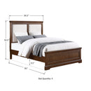 Winners Only Tamarack BTH1002F Upholstered Panel Full Bed - Hazelnut IMAGE 2