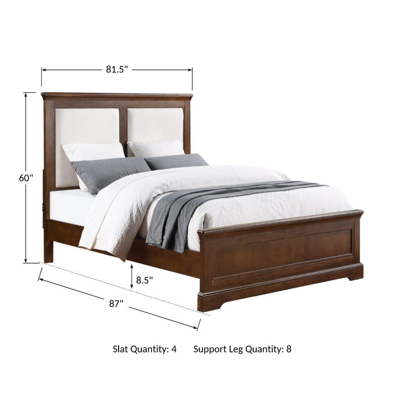 Winners Only Tamarack BTH1002K Upholstered Panel King Bed - Hazelnut IMAGE 2