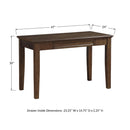 Winners Only Tamarack BTH150 47" Writing Desk - Hazelnut IMAGE 3