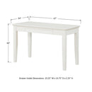 Winners Only Tamarack BTP150 47" Writing Desk - White IMAGE 3