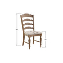 Winners Only Augusta DA2450SR Ladder Back Side Chair - Rustic Brown IMAGE 4