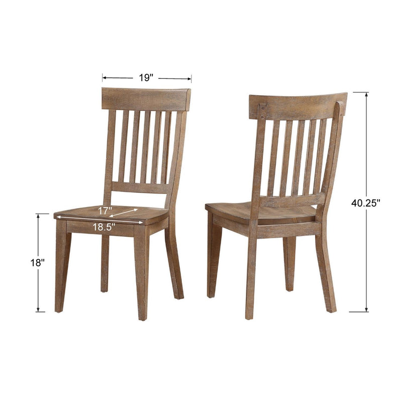 Winners Only Austin DA2452SR Rake Back Side Chair IMAGE 3