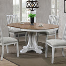 Winners Only Oval Highland Dining Table with Pedestal Base DH44866N IMAGE 2