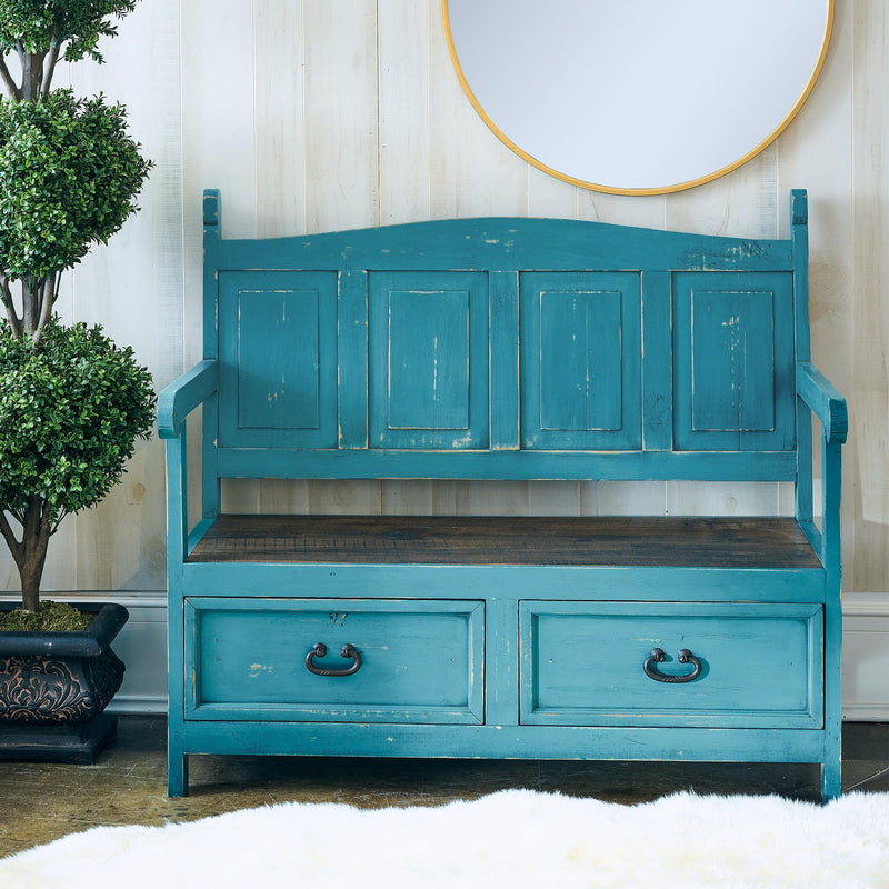 Elements International Home Decor Benches MAAX100MBN IMAGE 3