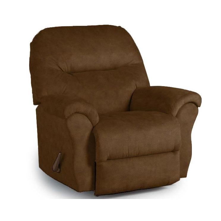 Best Home Furnishings Bodie Leather Recliner with Wall Recline 8NW14LU-73225L IMAGE 1