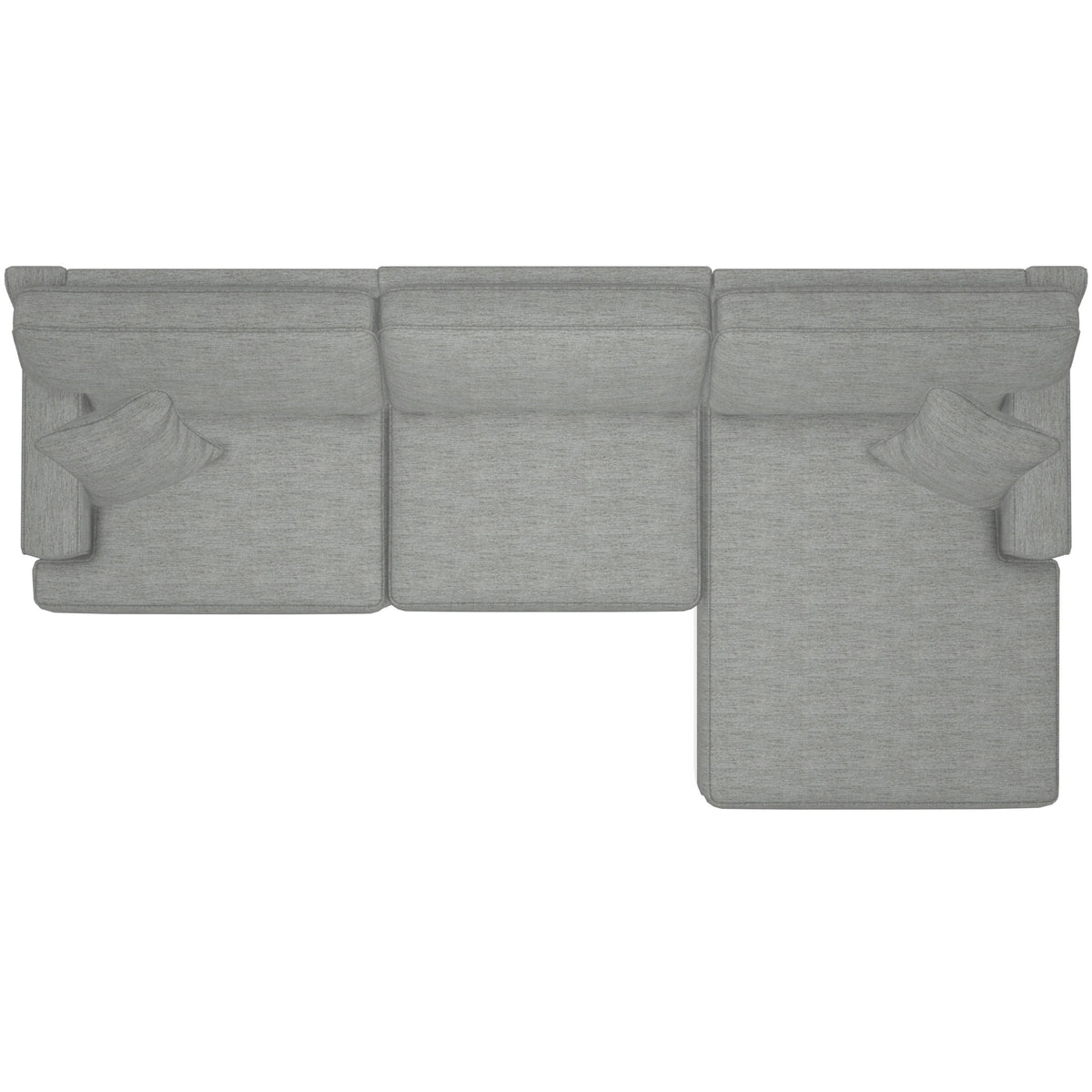 c−boy La-Z-Boy Paxton 3 pc Sectional - Smoke