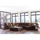  Jackson Furniture Mammoth 4376 3 pc Sectional - Chocolate IMAGE 2
