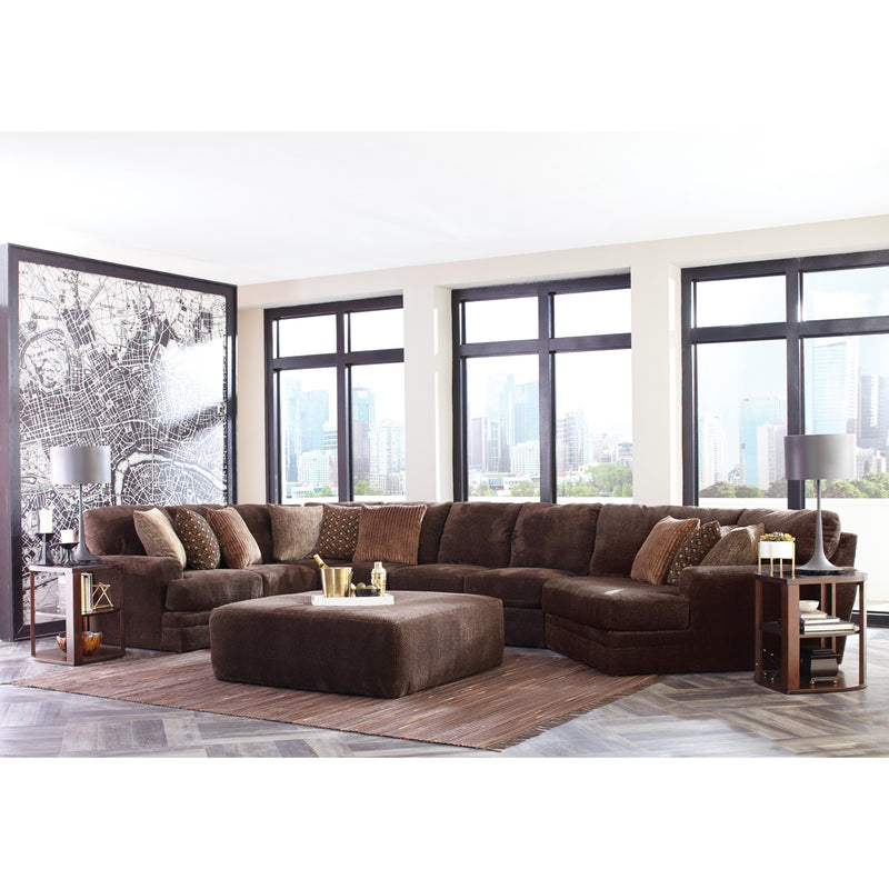 Jackson Furniture Mammoth 4376 3 pc Sectional - Chocolate IMAGE 2