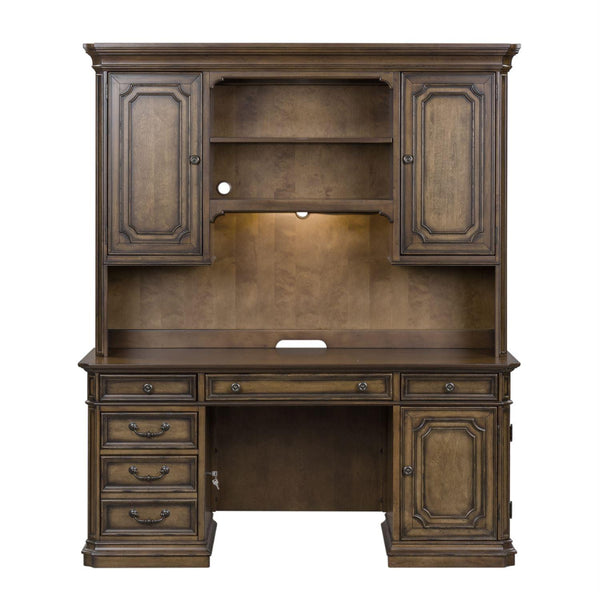 Liberty Furniture Industries Inc. Office Desks Desks With Hutch 487-HOJ-JEC IMAGE 1