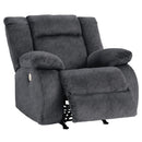 Signature Design by Ashley Burkner 5380498 Power Rocker Recliner IMAGE 2