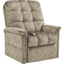 Ultimate Power Recliner Fabric - Lift Chair MM-5001 Chaise Lounger - Kaysen Mushroom IMAGE 1
