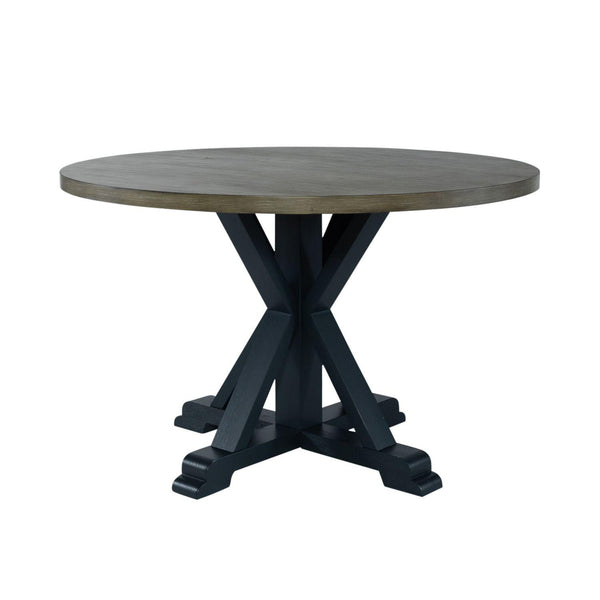 Liberty Furniture Industries Inc. Round Lakeshore Dining Table with Pedestal Base 519NY-T4848 IMAGE 1