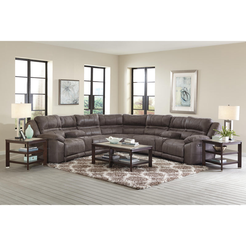Catnapper Braxton 215 7 pc Sectional - Charcoal IMAGE 1