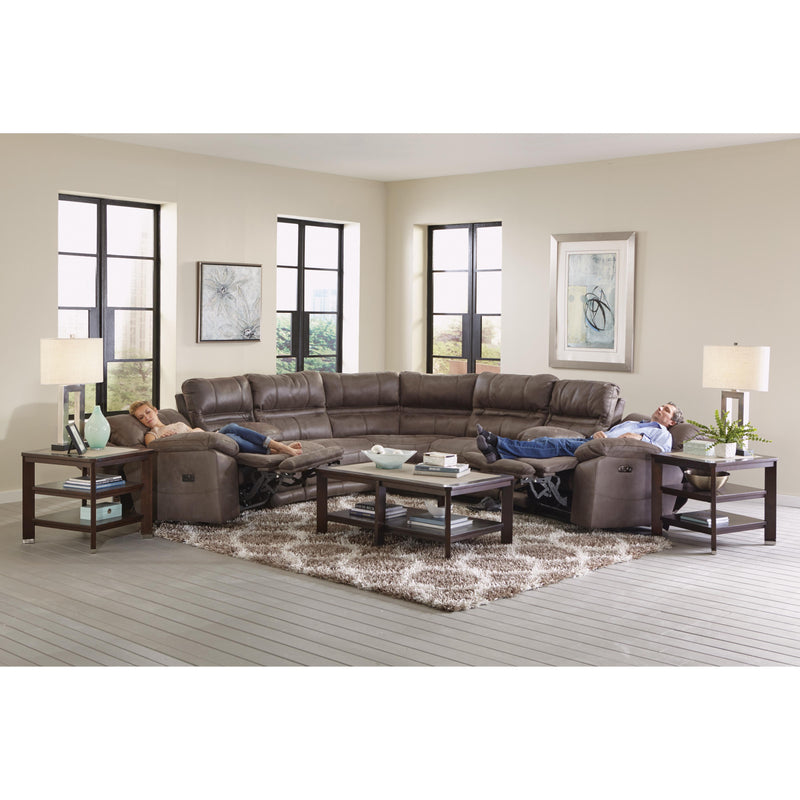 Catnapper Braxton 215 7 pc Sectional - Charcoal IMAGE 2