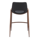 Zuo Desi 101691 Counter Stool - Black & Walnut IMAGE 4