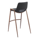  Zuo Desi 101697 Barstool - Black & Walnut IMAGE 5