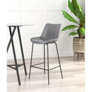 Zuo Byron 101772 Barstool - Grey IMAGE 8
