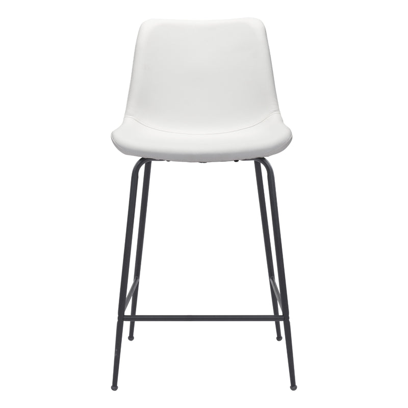  Zuo Byron 101776 Counter Stool - White IMAGE 3