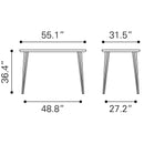 Zuo Deus Counter Height Dining Table 101890 IMAGE 8
