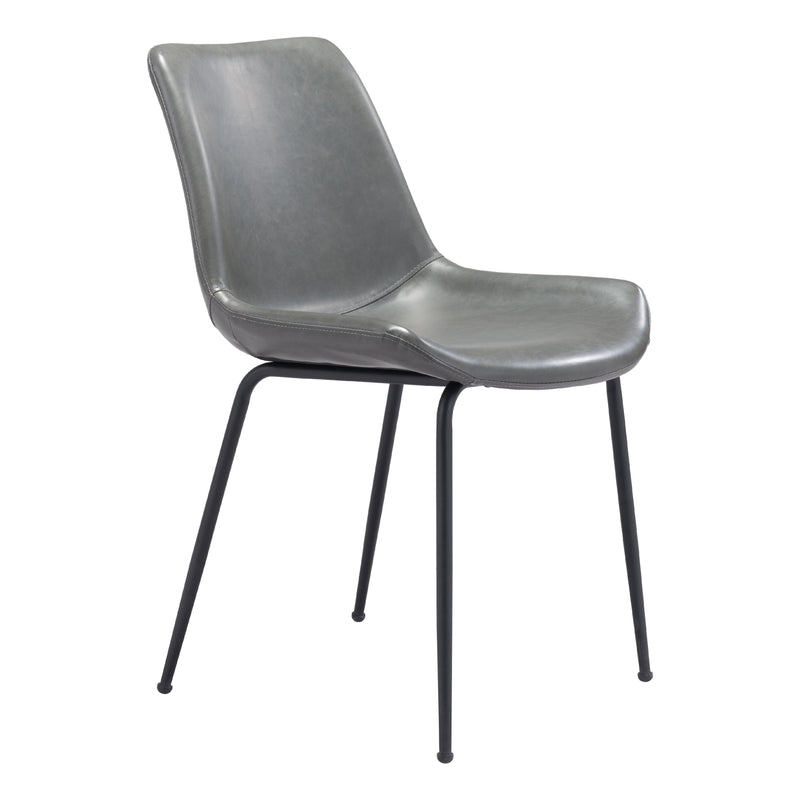  Zuo Byron 101778 Dining Chair - Grey IMAGE 1