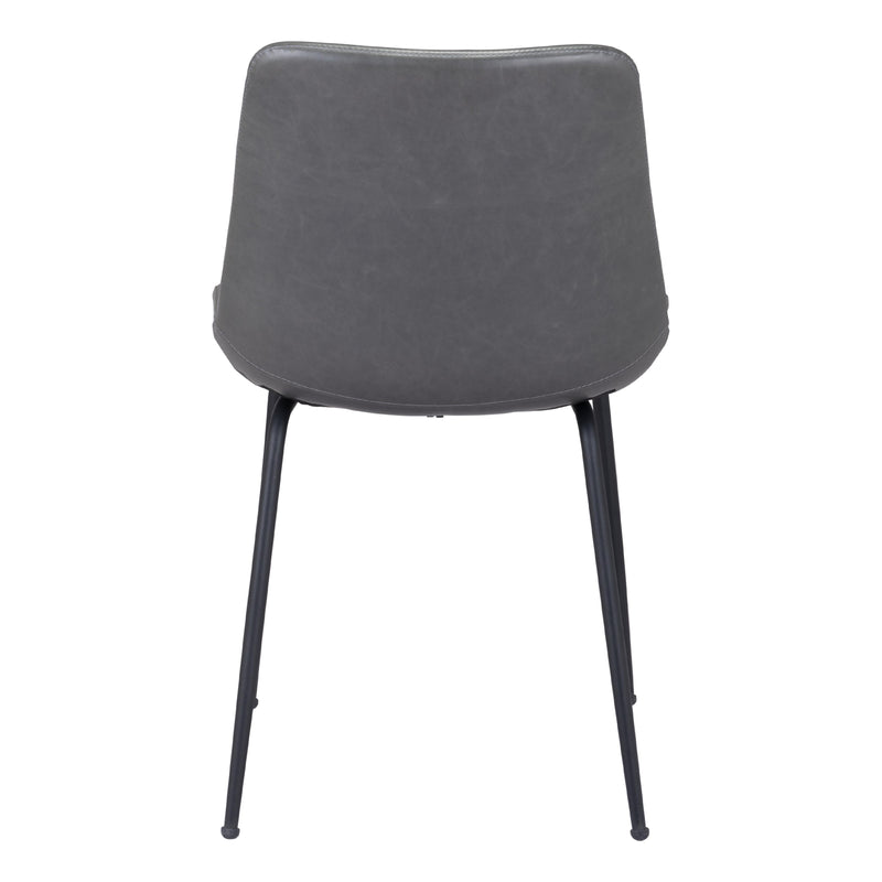  Zuo Byron 101778 Dining Chair - Grey IMAGE 4