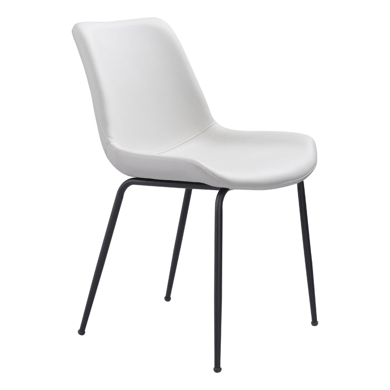  Zuo Byron 101779 Dining Chair - White IMAGE 1
