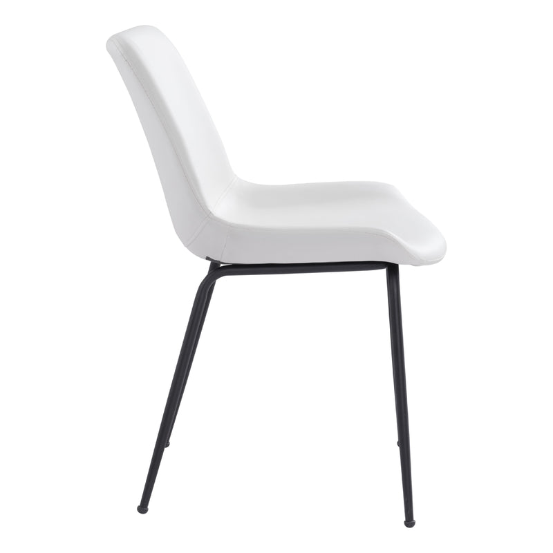  Zuo Byron 101779 Dining Chair - White IMAGE 2