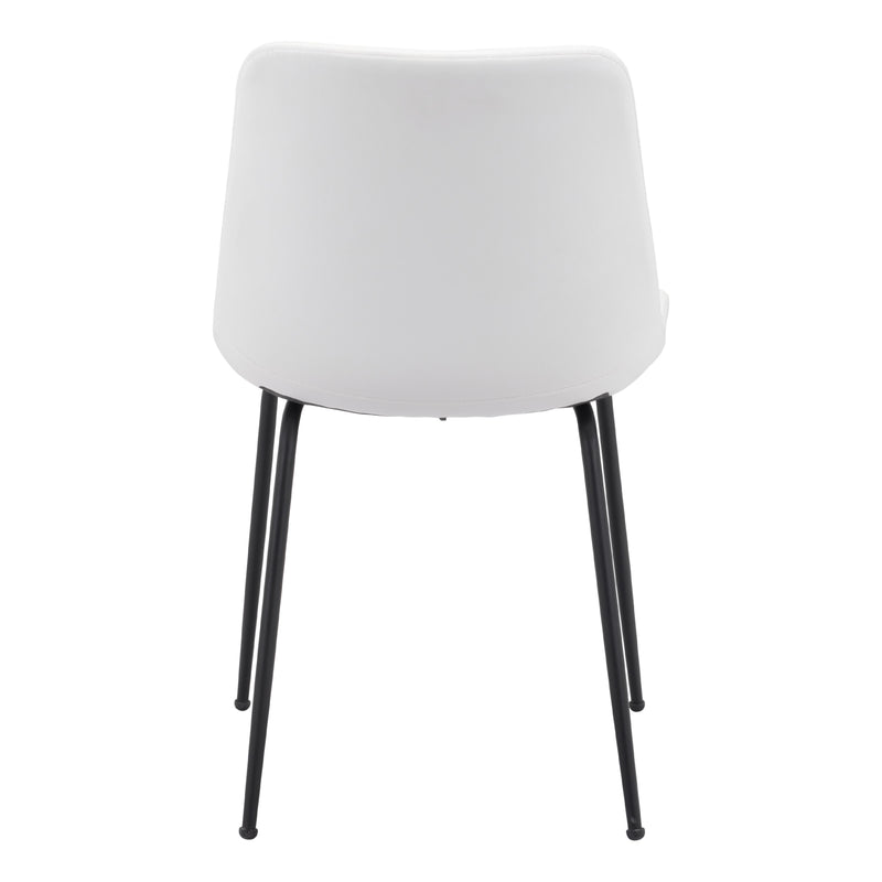  Zuo Byron 101779 Dining Chair - White IMAGE 4