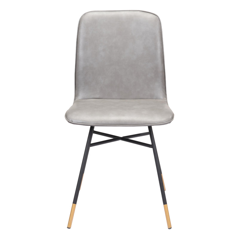 Zuo Var 101893 Dining Chair - Grey IMAGE 3