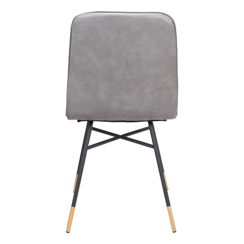 Zuo Var 101893 Dining Chair - Grey IMAGE 4