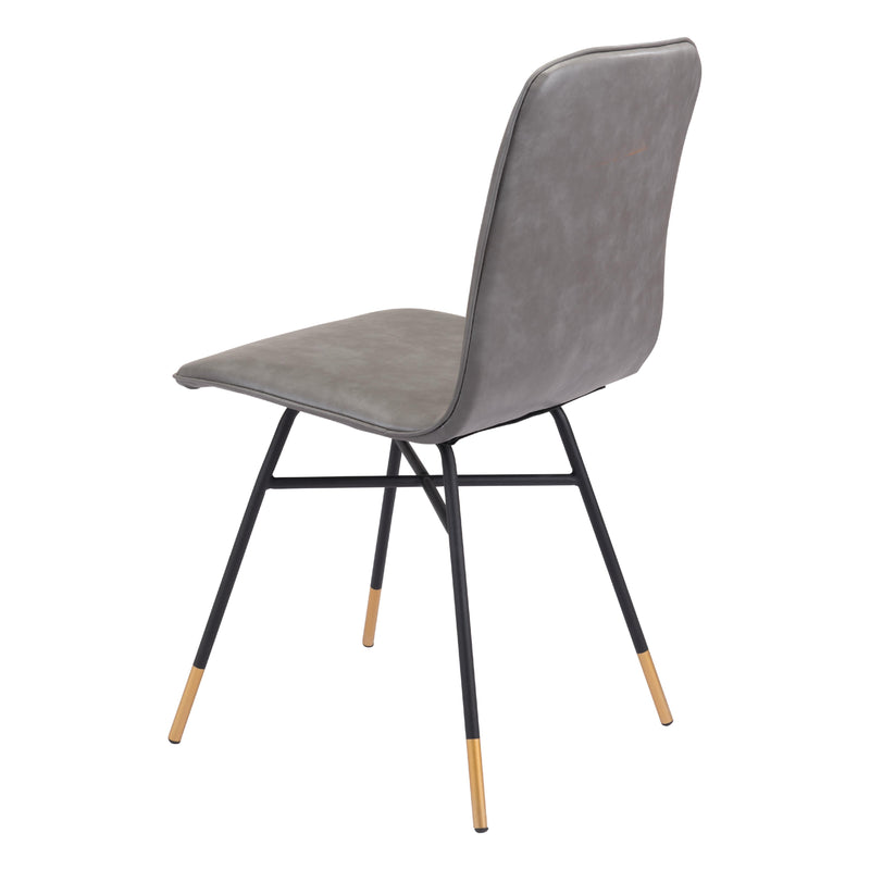Zuo Var 101893 Dining Chair - Grey IMAGE 5