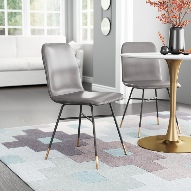 Zuo Var 101893 Dining Chair - Grey IMAGE 8