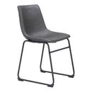  Zuo Smart 101995 Dining Chair - Charcoal IMAGE 6