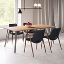  Zuo Desi 101694 Dining Chair - Black & Walnut IMAGE 9