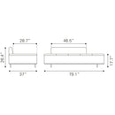 Zuo Confection Stationary Fabric Sofa 101925 IMAGE 11