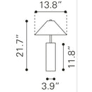 Zuo Ciara Table Lamp 56100 IMAGE 7