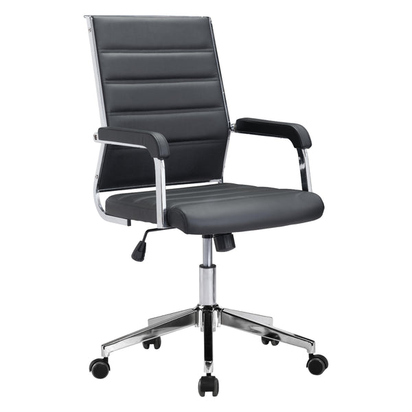  Zuo Liderato 101823 Office Chair - Black IMAGE 1