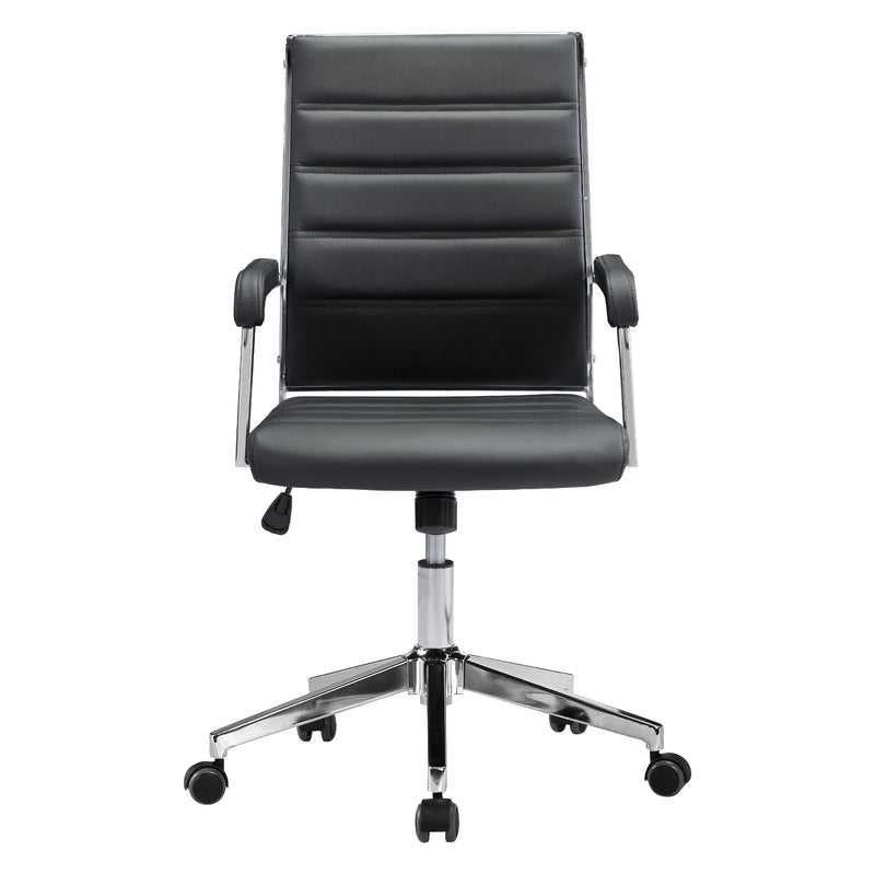  Zuo Liderato 101823 Office Chair - Black IMAGE 3