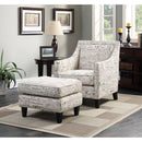 Elements International Erica Stationary Fabric Accent Chair UER636100CA IMAGE 2