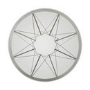 Universal Furniture Axel Dining Table with Glass Top and Pedestal Base 964757-TAB/964757-BASE IMAGE 2