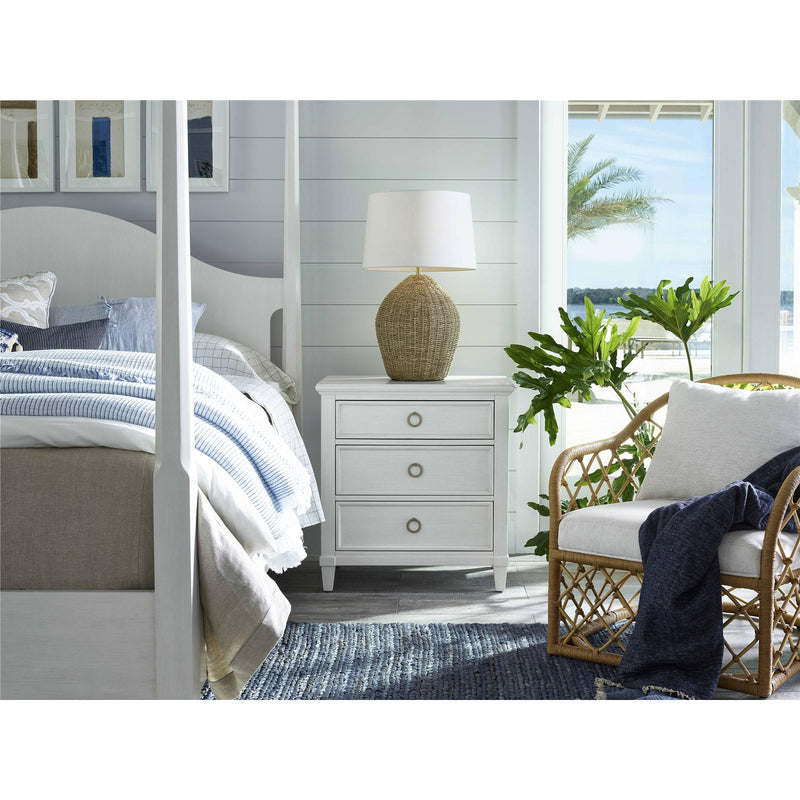 Universal Furniture Getaway Coastal Living Home Collection 3-Drawer Nightstand U033A350 IMAGE 3