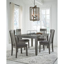 Signature Design by Ashley Hallanden D589-35 Rectangular Dining Room Butterfly Extension Table IMAGE 9
