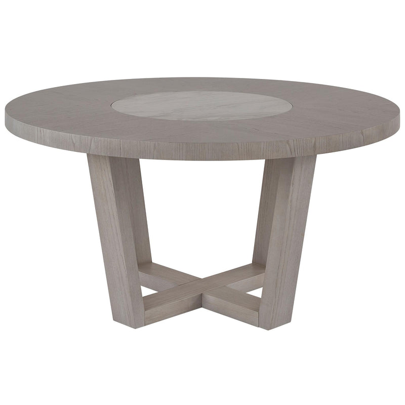 Universal Furniture Modern Dining Table with Pedestal Base U042757-TAB/U042757-BASE IMAGE 1