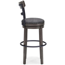 Signature Design by Ashley Caitbrook D388-230 Tall Upholstered Swivel Barstool IMAGE 3