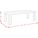 Elements International Grady Dining Table DGD818DTB IMAGE 5