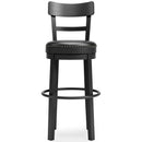 Signature Design by Ashley Valebeck D546-630 Tall Upholstered Swivel Barstool IMAGE 2